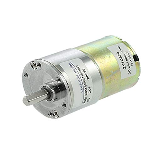 New Lon0167 DC 24V Destacados 0.33A 50RPM 6mm eficacia confiable Dia Eje eléctrico Reductor de velocidad Motor de caja de cambios(id:f54 12 17 52a)