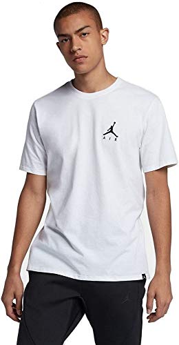 NIKE M Jsw tee Jmpmn Air Embrd T-Shirt, Hombre, White/Black, 2XL