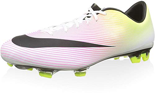 Nike Mercurial Veloce II FG, Botas de fútbol Hombre, Blanco (Blanco (White/Black-Volt-Total Orange), 45.5