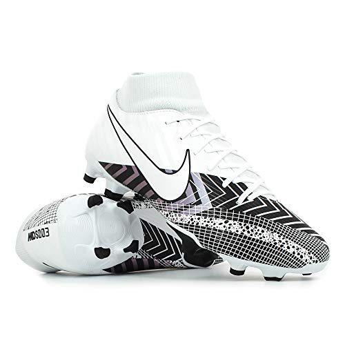 Nike Superfly 7 Academy MDS FG/MG, Zapatillas de fútbol Hombre, Blanco, Negro, 43 EU