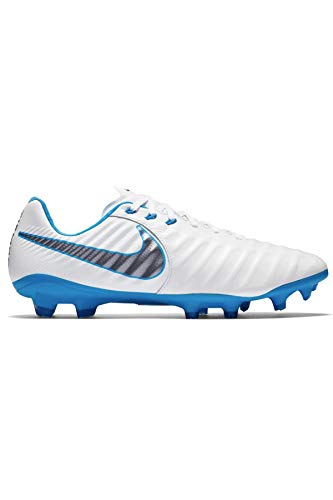 Nike Tiempo Legend 7 Academy AG Pro, Zapatillas de Fútbol Hombre, Blanco (White/Chrome-Blue Hre 107), 39 EU