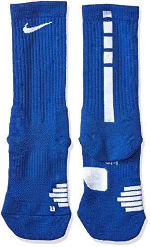 NIKE U NK Elite Crew - Calcetines, Unisex Adulto, Azul(Game Royal/White/White)