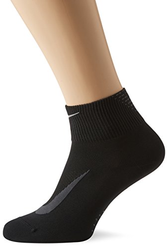 NIKE U NK ELT LTWT QT Calcetines, Hombre, Negro (Black/Anthracite/Reflect Silver), 10