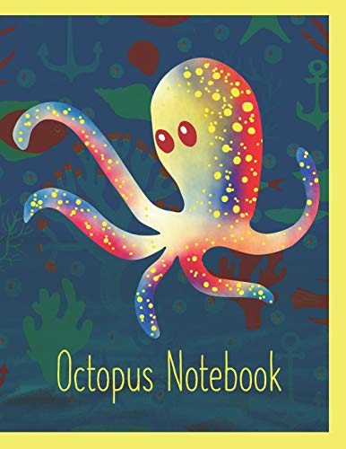 Octopus Notebook: Perfect journal for your nature sea adventure this summer