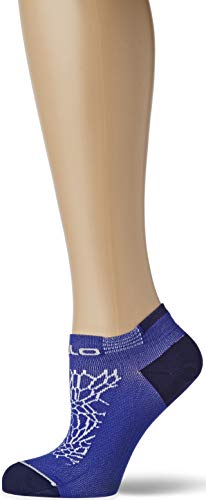 Odlo Short Cerami Cool Ladies Low Cut Ion Calcetines, otoño/Invierno, Mujer, Color Dazzling Blue/Diving Navy, tamaño 42-44