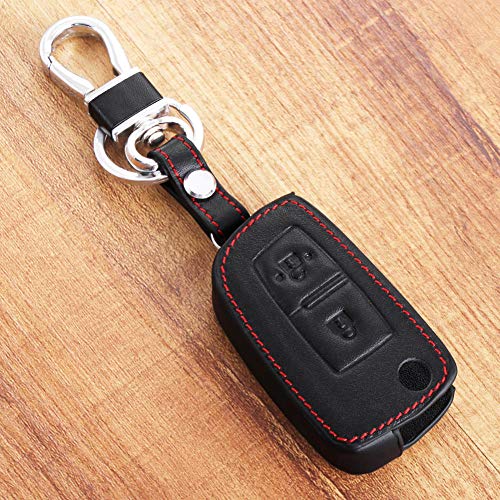 Oeiefe Funda con Mando a Distancia Plegable para Llave de Coche, Funda para Llave de Coche, para Nissan Qashqai x-Trail Murano Maxima Altima Juke