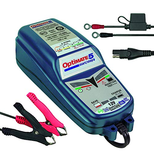 OptiMATE TM220-4A Cargador de batería OptiMate5, Azul, 5 Start / Stop 12V 4A