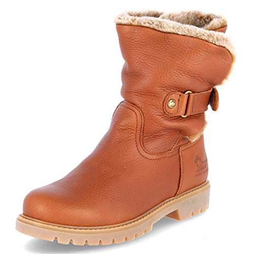 Panama Jack Felia B8 - Botas Antideslizantes de cuero mujer, color marrón(Cuero / Bark), talla 36