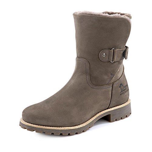 Panama Jack Felia Igloo, Botas Estilo Motero Mujer, Gris (Gris B7), 38 EU