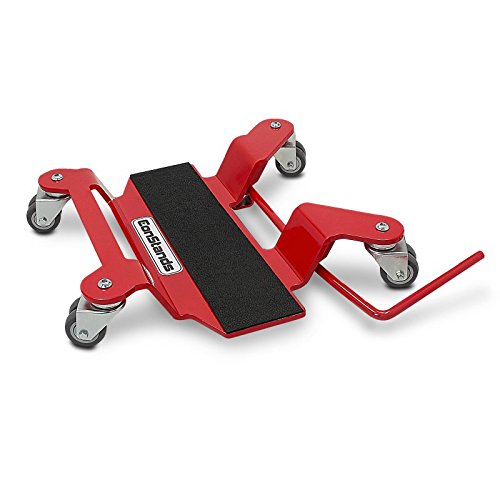 Peana Aparcamiento Moto ConStands por Caballete Central Rojo para Aprilia Shiver 750/ GT, Sportcity 125/200, Sportcity 250 i.e, Sportcity Cube 125/200/ 300, Sportcity One 50/125