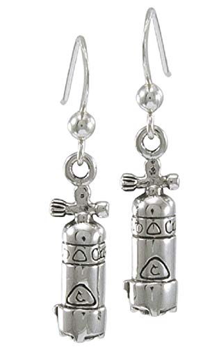 Pendientes Largos Botellas Buceo Grandes