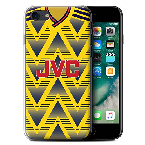 Phone Case/Cover/Skin/ip-gc/retro camiseta de fútbol/Kit división 1 Colección, Arsenal 1991 Away, Apple iPhone 7