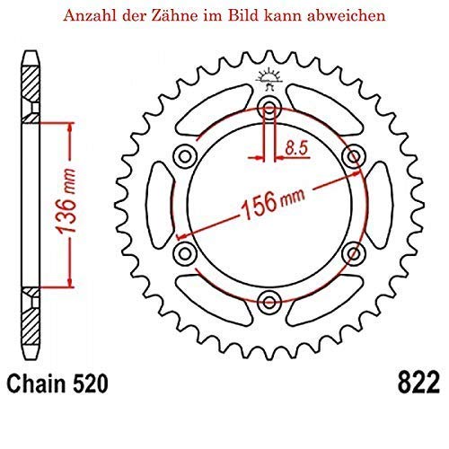 Piñón Con 48 Diente Para Ec 250 F 4T Cami 2014-2016 de Jt-Sprockets