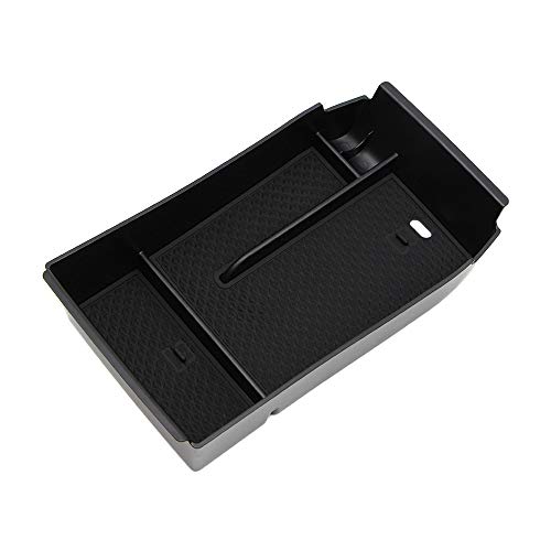 Prawing Apoyabrazos Caja de Almacenamiento for Hyundai Sonata DN8 2020 2021 Interior Organizador Consola Central Guante Titular Bandeja con Goma Mat