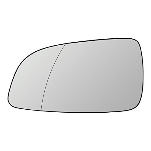 PREPP Lado del Pasajero Derecho afuera de la Vista Trasera con calefacción Espejo retrovisor Espejo de Cristal Ajuste para Opel Astra 2004-2008 13141984 6428785