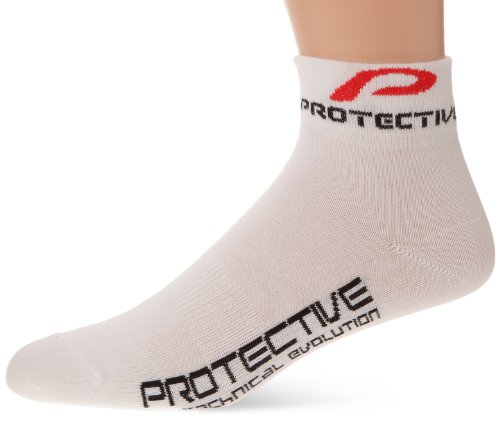 Protective Socken Team Sock Calcetín, Unisex, Blanco, 39-42