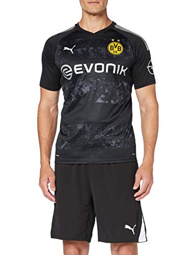 PUMA BVB Away Shirt Replica with Evonik Logo with Opel Logo Maillot, Hombre, Puma Black, S