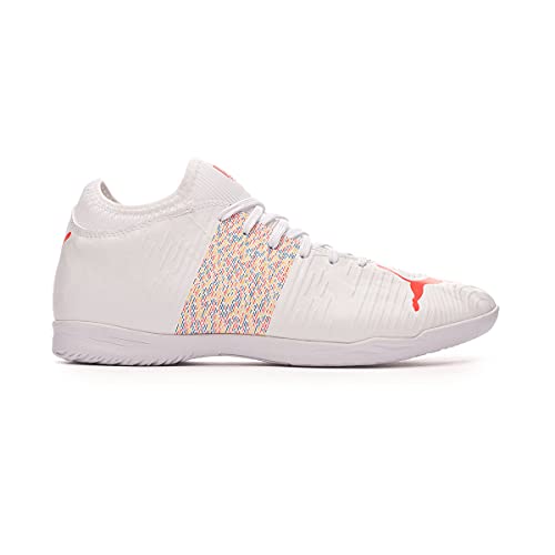 Puma Future Z 4.1 IT, Zapatilla de fútbol Sala, Puma White-Red Blast, Talla 9.5 UK (44 EU)