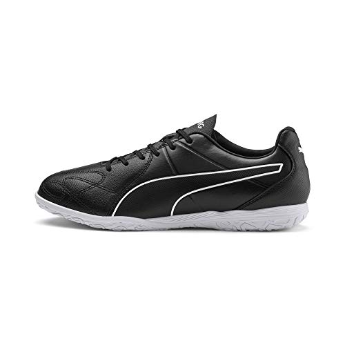 Puma - King Hero It, Botas de fútbol Unisex Adulto, Negro (Puma Black-Puma White 01), 44 EU