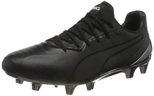 PUMA King Platinum FG/AG, Zapatillas de fútbol para Hombre, Negro Black White, 39 EU