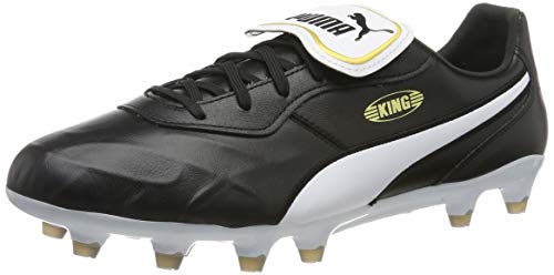 PUMA King Top FG, Zapatillas de Fútbol Unisex Adulto, Negro Black White, 44 EU