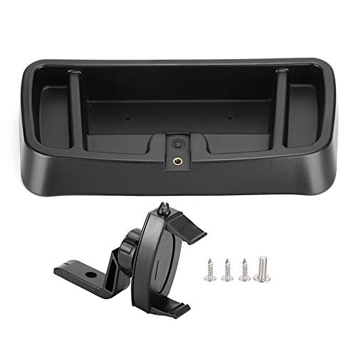 Qiilu Caja de Almacenamiento del Soporte del teléfono del Coche, Caja de Almacenamiento del Soporte del teléfono móvil Apta para Jeep Wrangler TJ 1997-2006