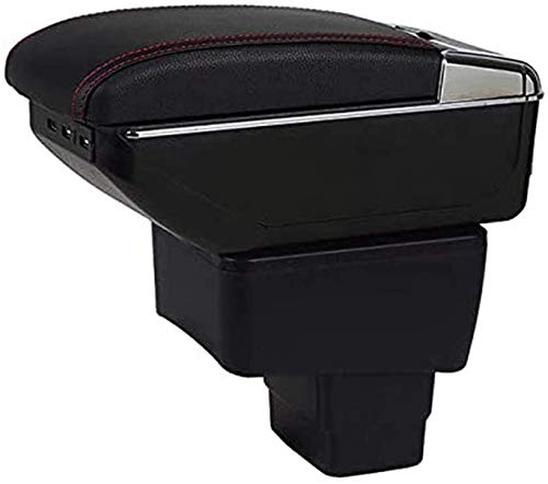 Reposabrazos de Coche Consola Central Caja para Mazda CX3 CX-3 2014 2015 2019,CojíN Impermeable para Pasamanos,Caja De Almacenamiento para Consola Central,Organizador De Accesorios para Coche