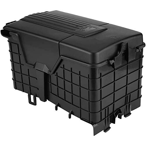 ROSEBEAR Cubierta de Batería de Coche Caja de Protección Contra El Polvo para P-Assat B6 G-Olf Mk5 Mk6 A3 S-Eat L-Eon 1Kd915335