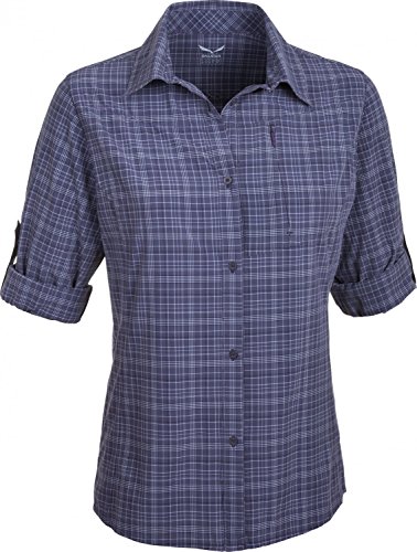 SALEWA Bluse Fianit 2.0 Dry W Long Sleeve Shirt - Camisa/Camiseta para Mujer, Color Morado (m talut Loganberry), Talla XS