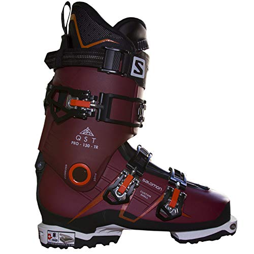 SALOMON Botas Alpinas QST Pro 130 TR, esquí Hombre, Pomegranat, 45.5/46.5 EU