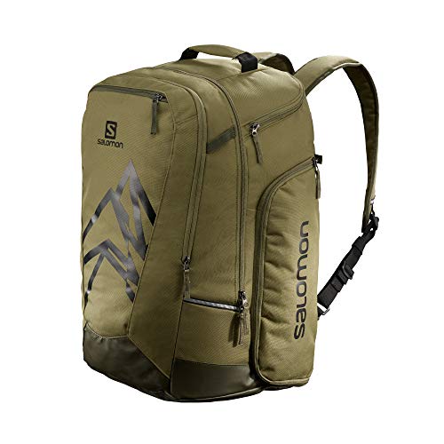 Salomon Mochila de esquí, Unisex, EXTEND GO-TO-SNOW GEARBAG, Apta para 1 bar de botas y otros accesorios, Verde (Martini Olive), LC1415400