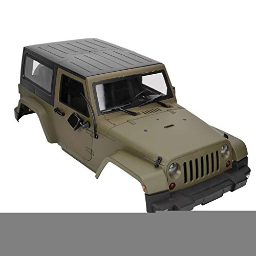 SALUTUYA Carcasa de camión RC Durable para Jeep Wrangler 1/10 SCX10 RC Truck