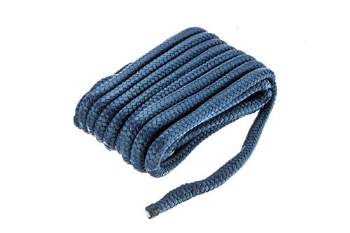 Seachoice Double Braid Nylon Dock Line with Eye Splice, Pre-Shrunk, Heat Stabilized, Various Sizes and Colors