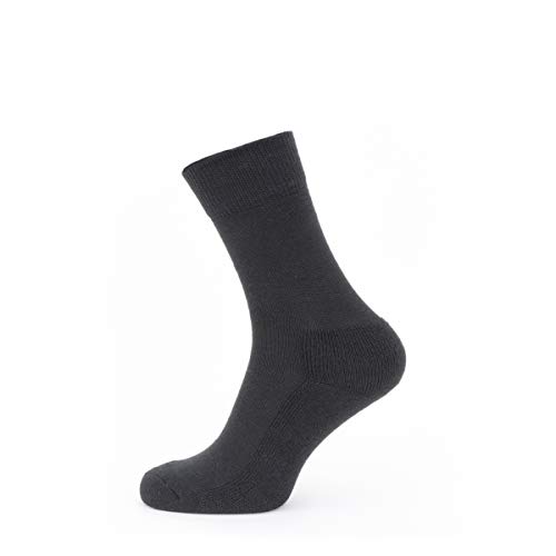 Sealskinz Solo Merino Calcetines, Unisex-Adult, Negro, L