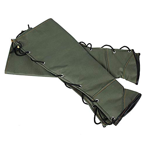 Senderismo Camping Caza Exterior Funda de polaina Resistente al aire libre para senderismo Camping Protector de pierna Botas Legging Cubierta de polaina Polainas de arranque