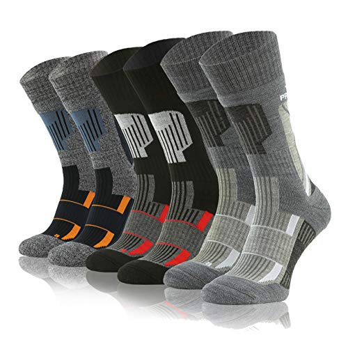 Sesto Senso Calcetines Termicos Lana Senderismo Montaña 1-3 Pares Trekking (45-47; 3pak 4-6)