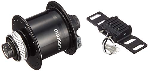 SHIMANO Nexus DH-UR705-3 Dinamo de buje, Unisex Adulto, Negro, llanta 36