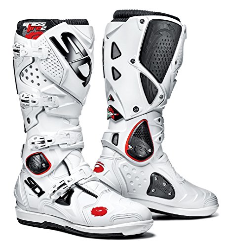 Sidi Sidi Crossfire 2 SRS Botas para Motocicleta, Blanco, 48