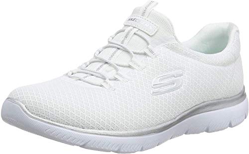 Skechers Summits, Zapatillas Deportivas Mujer, Multicolor (WSL Black Mesh/Trim), 37 EU