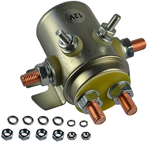 Solenoide de relé de interruptor de servicio pesado continuo para cabrestante de golf eléctrico Prestolite y Ramsey Carro de golf Autograne Boom Winch 6 Terminal 12V