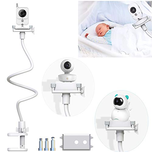 Soporte para Cámara de Vigilabebes Soporte Universal con Palo Flexible para Fijar la Cámara de bebé,soporte de cámara flexible para la habitación de los niños, compatible con la mayoría de vigilabebés