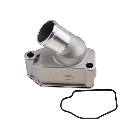 SSXPNJALQ Motor de Aluminio Caja termostato Refrigerante del radiador del Tubo de Agua en Forma for el Chevrolet Optra Suzuki Forenza Reno Nubira Daewoo Leganza