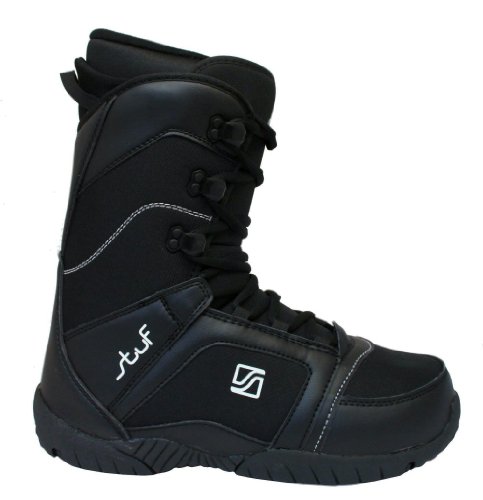 Stuf Contact - Botas de snowboard para hombre, color negro negro negro Talla:31