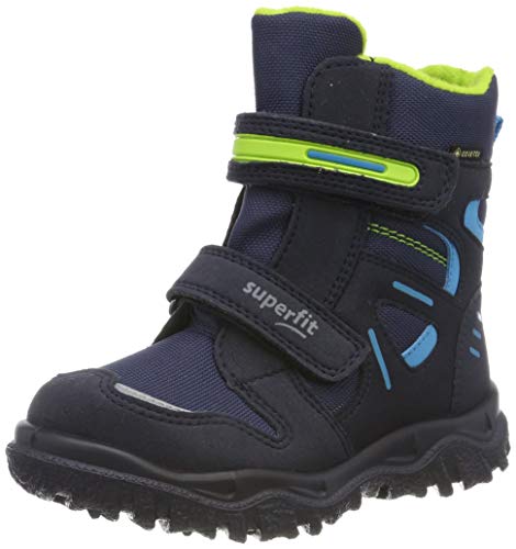 superfit Husky, Botas de Nieve Niños, Blau/Grün 80, 32 EU