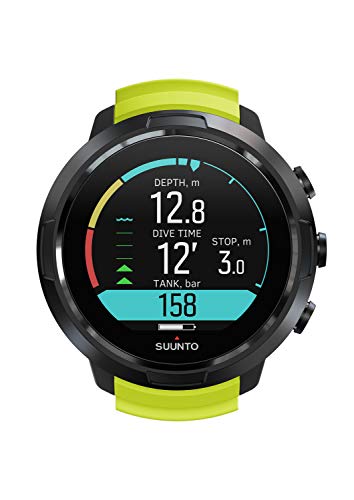 Suunto Ordenador de Buceo Dive D5, Negro/Verde, Talla única