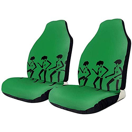 TABUE Juego de 2 fundas para asiento delantero United Football Team Game, universales, para camiones y todoterrenos