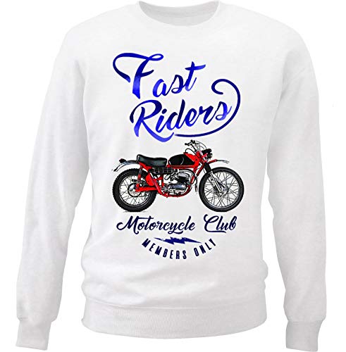 Teesandengines Bultaco Matador 64 Fast Riders Sudadera Size Xlarge