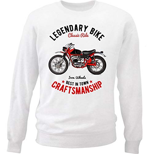 Teesandengines Bultaco Matador 64 Legendart Bike Sudadera Size Medium