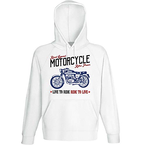 Teesandengines Bultaco metralla mk2 Road Legend Motorcycle Sudadera con Capucha Size Medium