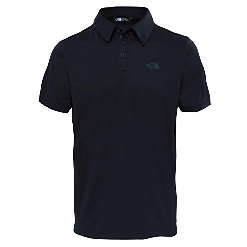 The North Face Tanken Polo, Hombre, Negro (TNF Black), Small (Tamaño del Fabricante:S)